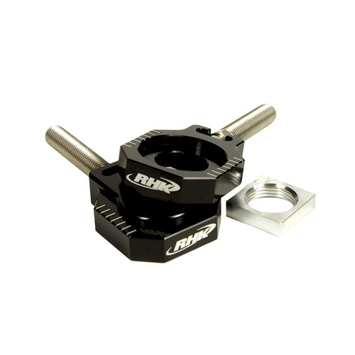 KTM 144 SX 2008 RHK Black Rear Chain Adjuster Rear Axle Blocks Adjusters