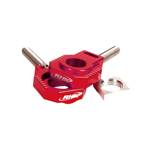 KTM 300 EXC-E 2008 RHK Red Rear Chain Adjuster Rear Axle Blocks Adjusters