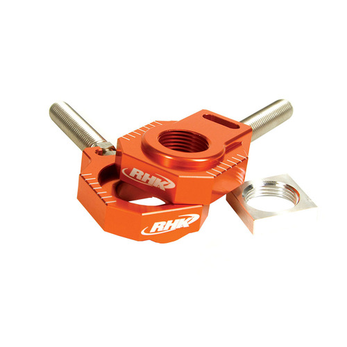 KTM 350XC-F 2023 RHK Orange Rear Chain Adjuster Rear Axle Blocks Adjusters