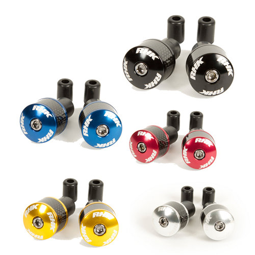 RHK Carbon Black Road Bike Handlebar Ends Black