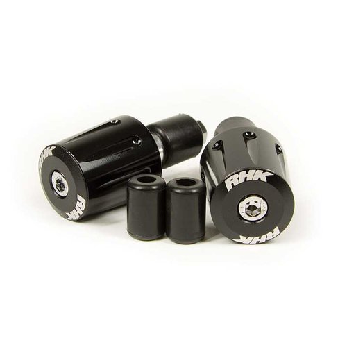 RHK Heavy Duty Road Bike Handlebar Ends Black