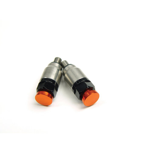 RHK KTM 85-530Cc SX SXF EXC EXC-F Fork Bleeders Pressure Relief Valve 4mm - Orange