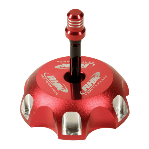 Kawasaki KX250 1999-2004 RHK Red Fuel Tank Cap Anodised Aluminium