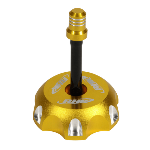 KTM 360MXC 1996 RHK Gold Fuel Tank Cap Anodised Aluminium