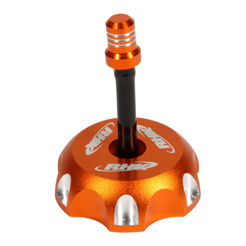 KTM 360 EXC 1997 RHK Orange Fuel Tank Cap Anodised Aluminium