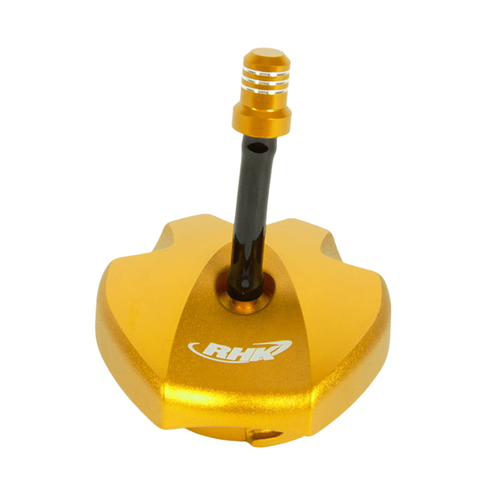 KTM 125XC-W 2017-2019 RHK Gold Fuel Tank Cap Anodised Aluminium