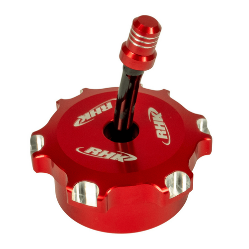 Honda CRF250RX 2019-2024 RHK Red Fuel Tank Cap Anodised Aluminium