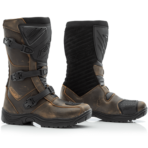 RST Raid Waterproof Enduro Adventure Motorcycle Boots Brown 43