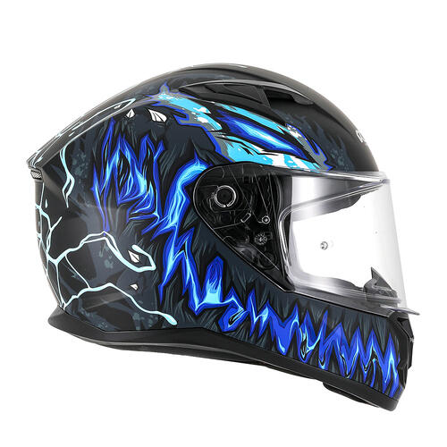 RXT Helmet Road 825 Street 2 Revenge Matt Black/Blue