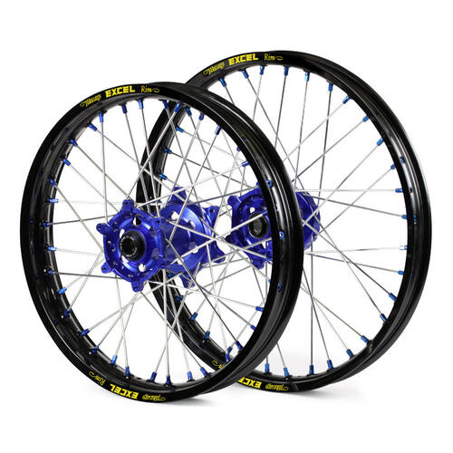 KTM 525 EXC-F 2003-2007 21/18 Wheel Set Pair Black EXCel Rim Blue SM Pro Hub