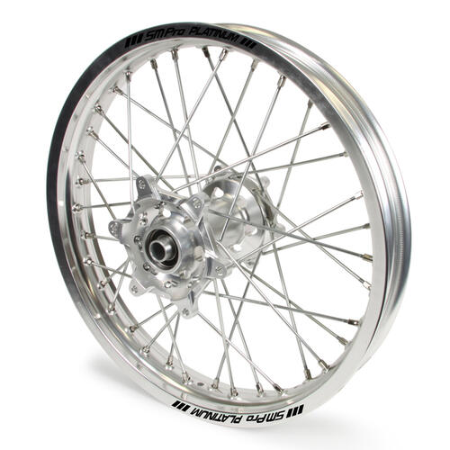 KTM 450 EXC-F 2003 - 2022 Rear Wheel Silver Platinum Rim / Silver SM Pro Hub 18x2.15