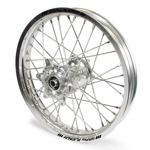 For Suzuki RM-Z250 2007-2019 Rear Wheel Silver Platinum Rim / Silver SM Pro Hub 19x2.15