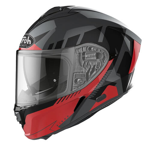 Airoh Road Helmetpark Rise Red Gloss