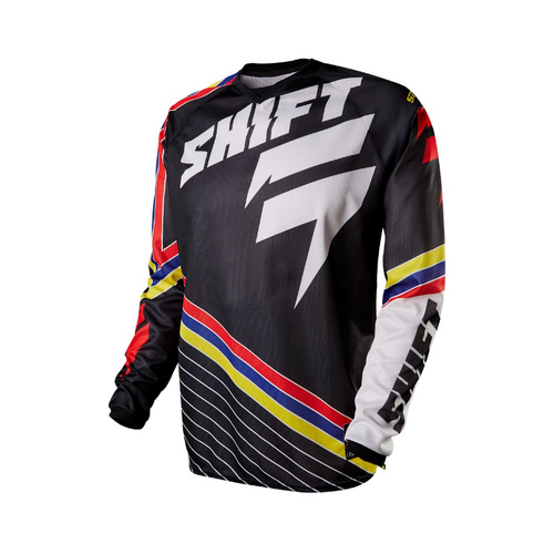 Shift Strike MX Motocross Jersey Black