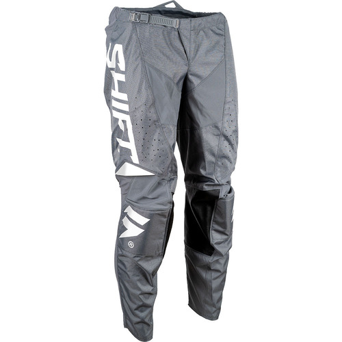 Shift MX21 White Label Trac MX Motocross Pants Grey White
