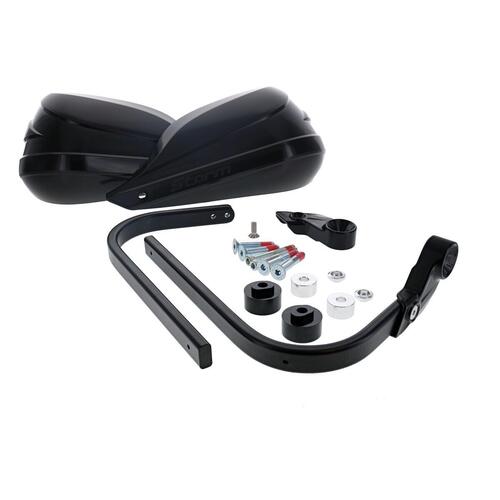 Barkbusters Storm Handguard Single Point Bar End Mount (threaded) Black