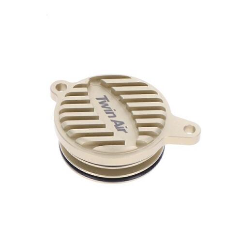 Kawasaki KX450F 2006-2015 Twin Air Oil Filter Cap Anodised Aluminium