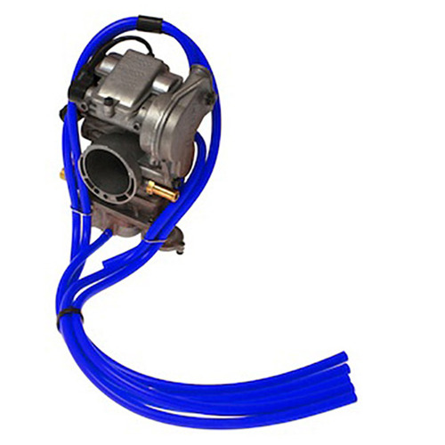 Samco Silicone Carburetor Carby Breather Vacuum Hose Line Kit - Blue