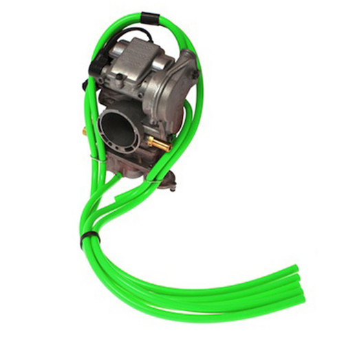 Kawasaki KLX140 Samco Carby Overflow Breather Hose Carburetor Kit Green
