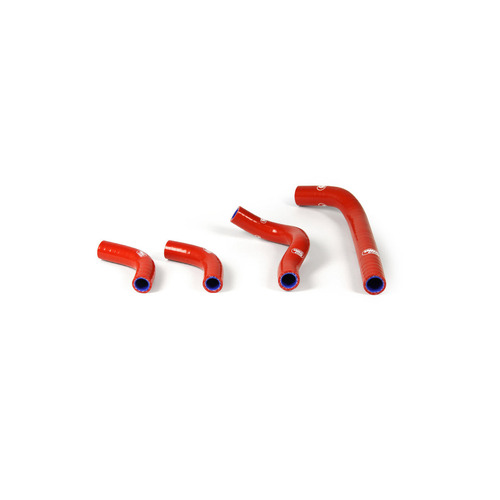 Honda CRF250R 2004-2009 Red Samco Silicone Radiator Hose Kit 