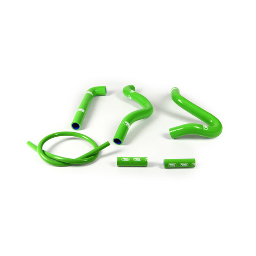 Kawasaki KX250 1994-1998 Green Samco Silicone Radiator Hose Kit 