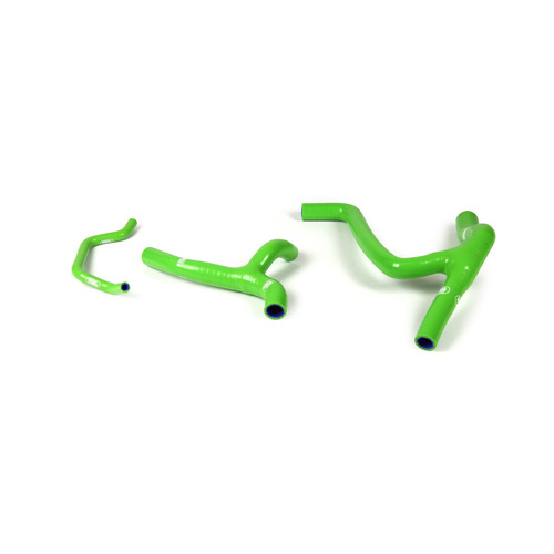 Kawasaki KX450F 2010-2011 Green Samco Silicone Radiator Hose Kit 