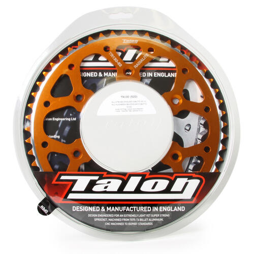KTM 500 EXC-F 2012 - 2020 47T Talon Alloy Rear Sprocket Orange 