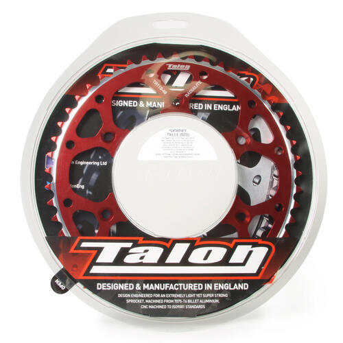 Honda CRF150R 2007 - 2020 48T Talon Alloy Rear Sprocket Red 