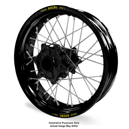 KTM 1190 2013 - 2016 Adventure Rear Wheel Black Excel Rims Black Talon Hubs 18x4.25 OEM Size
