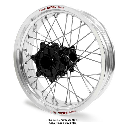KTM 1090 2013 - 2016 Adventure Rear Wheel Silver Excel Rims Black Talon Hubs 18x4.25