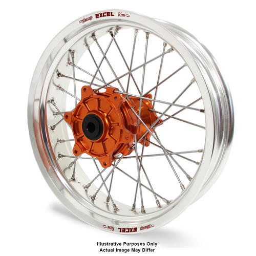 KTM 1090 2013-2016 Adventure Rear Wheel Silver Excel Rims Orange Talon Hubs 18x4.25