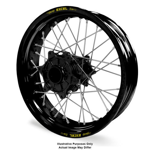 KTM 1090 2013-2016 Adventure Rear Wheel Black Excel Rims Black Talon Hubs 17x5.00