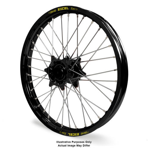 KTM 1190 2013 - 2016 Adventure Front Wheel Black Excel Rims Black Talon Hubs 17x3.5
