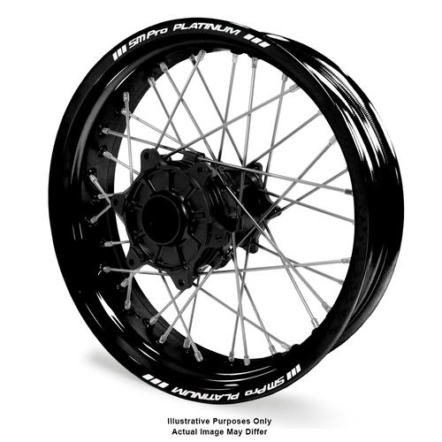 KTM 1090 2013 - 2016 Adventure Rear Wheel Black Platinum Rims Black Talon Hubs 18x4.25 OEM Size
