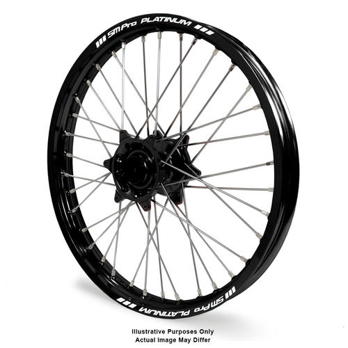 KTM 1190 2013 - 2016 Adventure Front Wheel Black Platinum Rims Black Talon Hubs 21x1.85