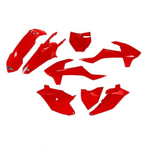 Gas-Gas MC 85 (BW) 2021-2024 UFO Complete Plastics Kit OEM Red