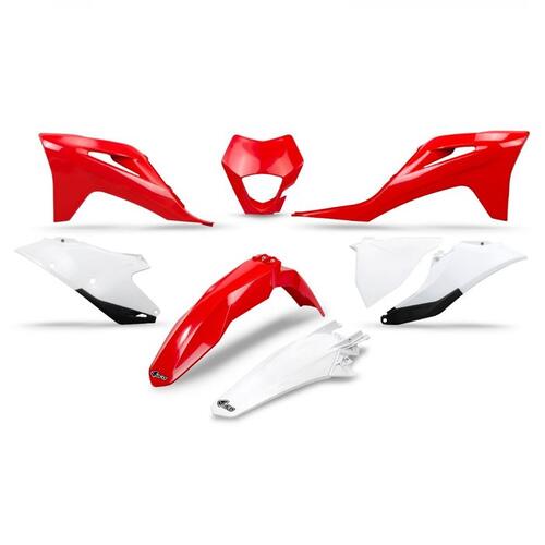 Gas-Gas EC 250 2021-2023 UFO Complete Plastics Kit OEM Red/White (2021-2022colour)