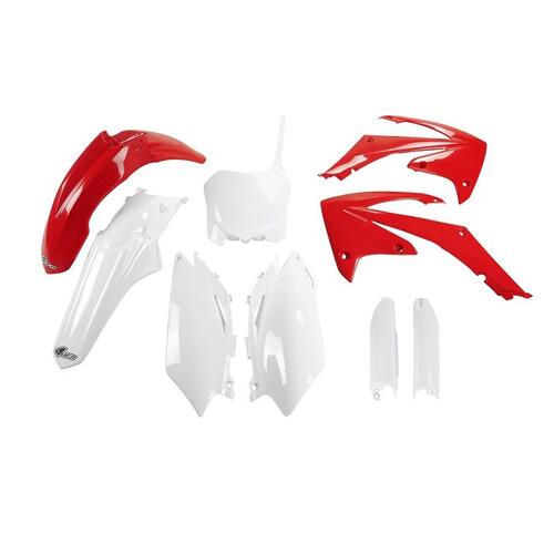 Honda CRF450R 2009-2010 UFO Complete Plastics Kit OEM Red/White