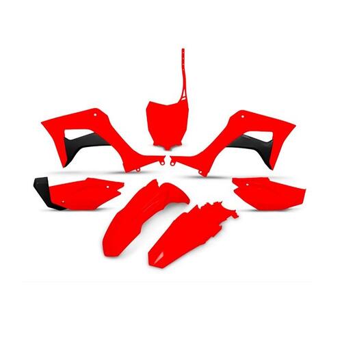 Honda CRF110F 2019-2025 UFO Complete Plastics Kit OEM Red/Black (2023-2025colour)