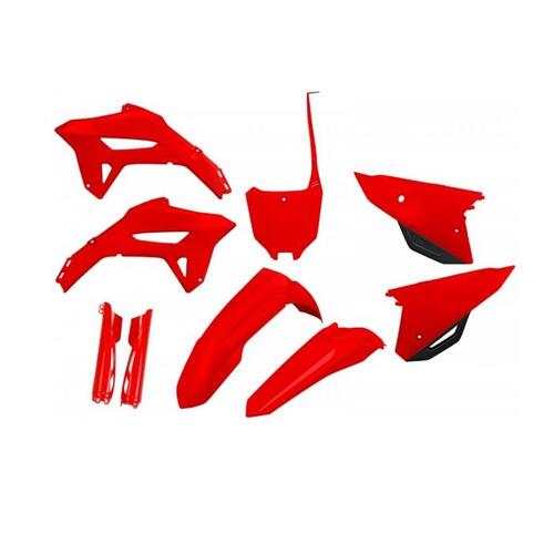 Honda CRF450R 2021-2024 UFO Complete Plastics Kit OEM Red/Black