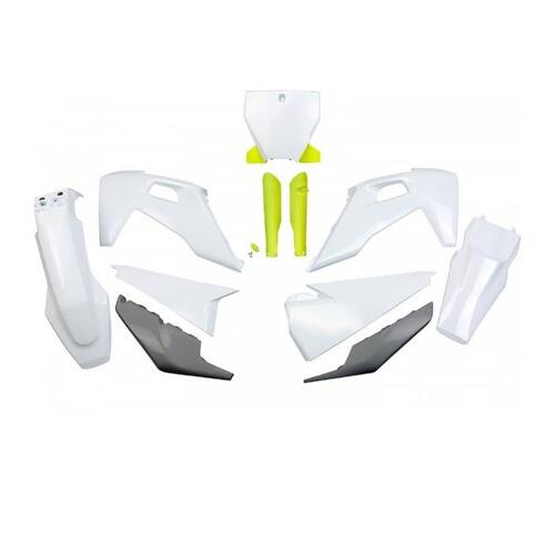 Husqvarna FC450 2019-2022 UFO Complete Plastics Kit OEM White (2020-2021colour)