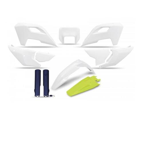 Husqvarna FE350 2024-2025 UFO Complete Plastics Kit w/Headlight Surround OEM White (2024colour)