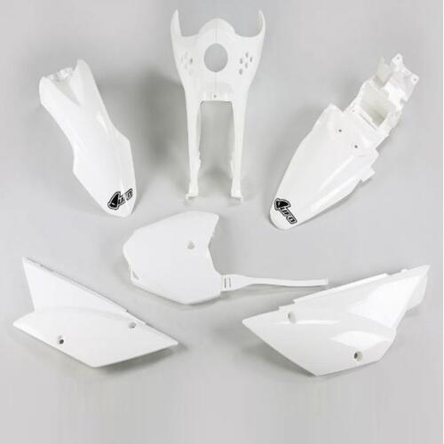 Kawasaki KLX110 2010-2025 UFO Complete Plastics Kit White