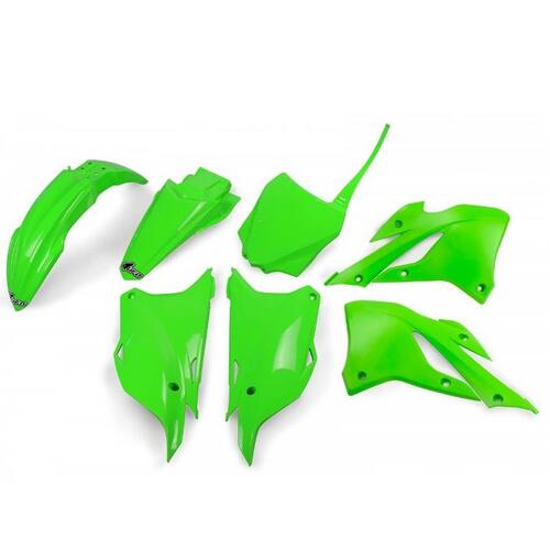 Kawasaki KX85 2022-2025 UFO Complete Plastics Kit OEM Green