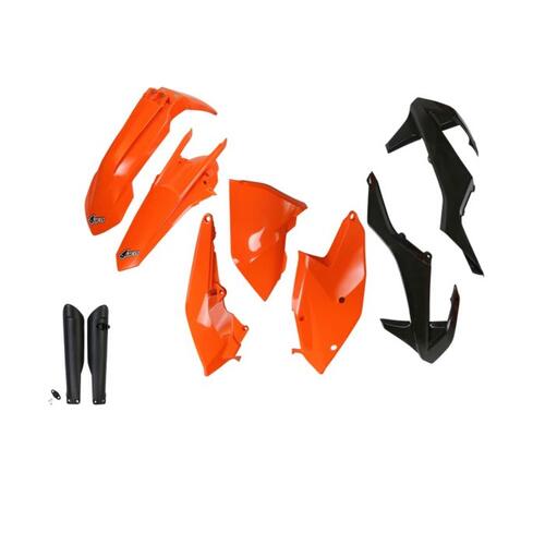 KTM 500 EXC-F 2017-2019 UFO Complete Plastics Kit OEM Orange/Black