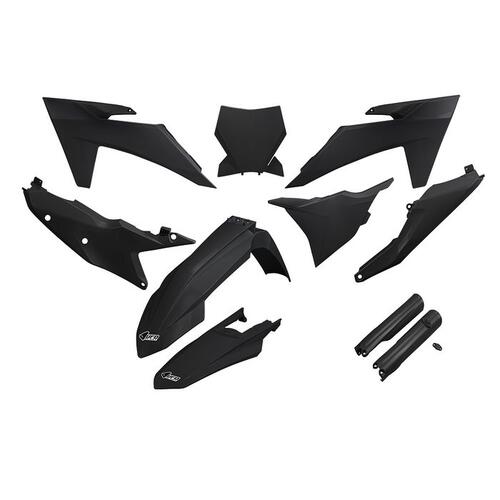KTM 125 SX 2023-2024 UFO Complete Plastics Kit Black