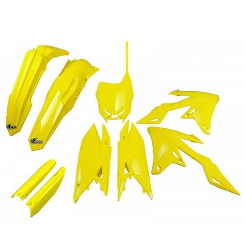 Suzuki RM-Z250 2019-2025 UFO Complete Plastics Kit Yellow