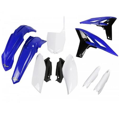 Yamaha YZ250F 2010-2010 UFO Complete Plastics Kit OEM Blue/White