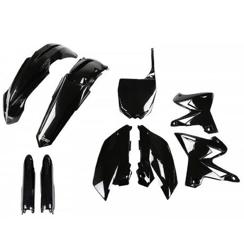 Yamaha YZ125 2002-2014 UFO Complete Plastics Kit Restyle Black