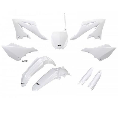 Yamaha YZ125 2022-2025 UFO Complete Plastics Kit White